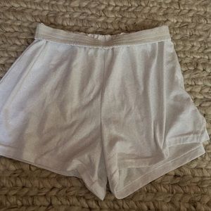 white soffe shorts